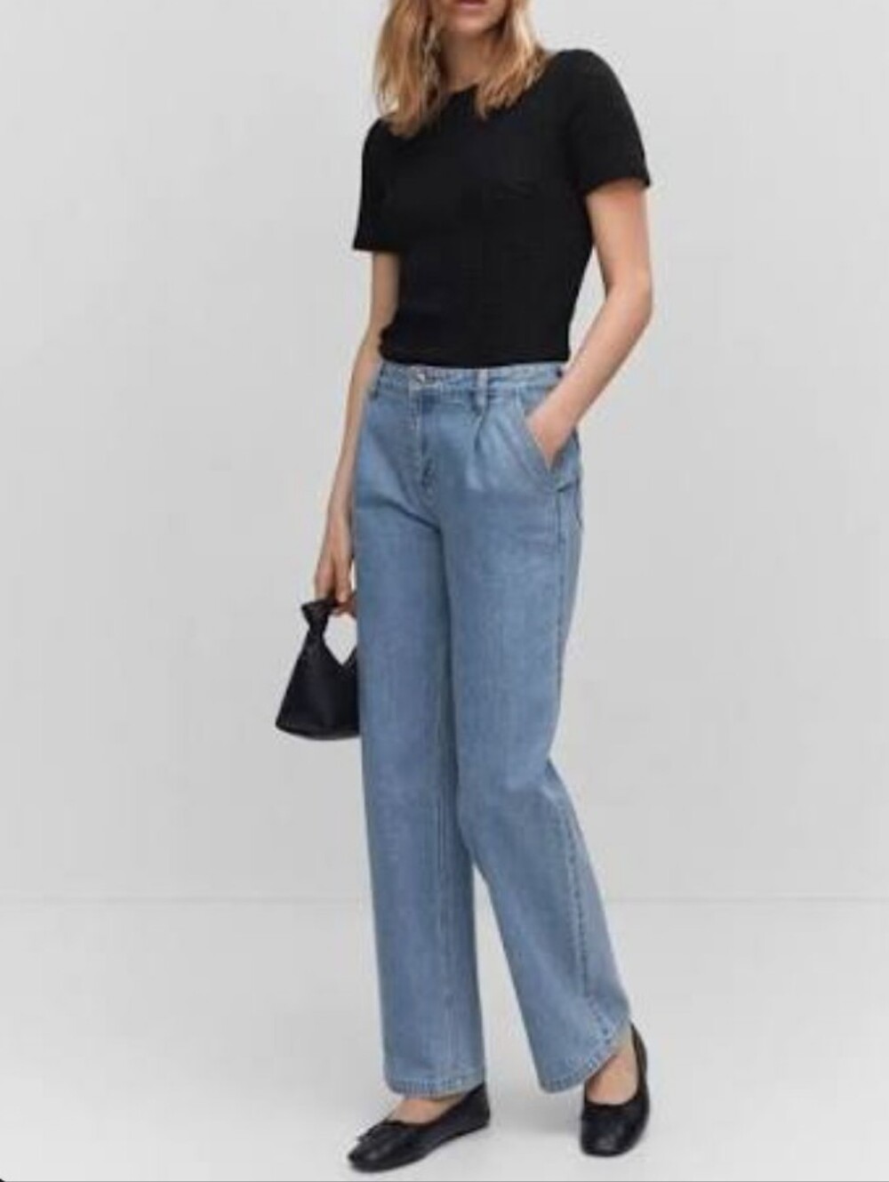 Mango Arletita Straight Leg Jeans Women’s Size 4 Medium Wash Denim Classic Fit